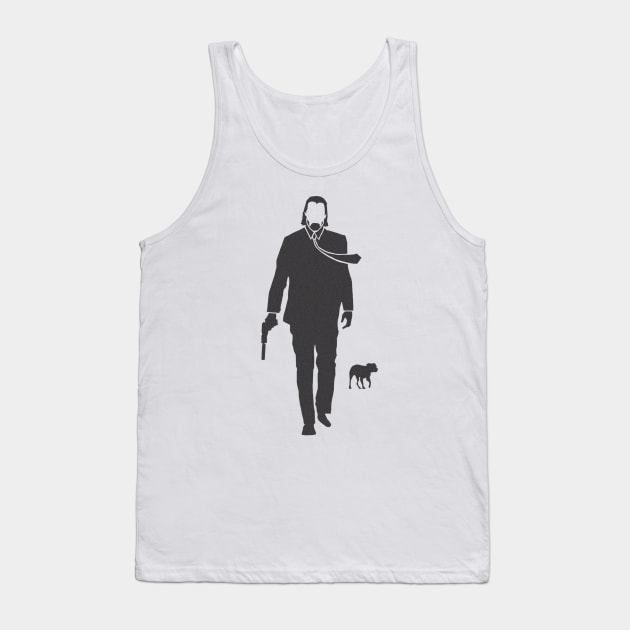 John Wick <> Graphic Design Tank Top by RajaSukses